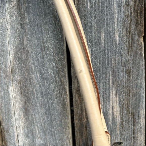 Salvatore Ferragamo Vintage Y2K Gancini Embossed Leather Handbag Beige - Picture 9 of 16